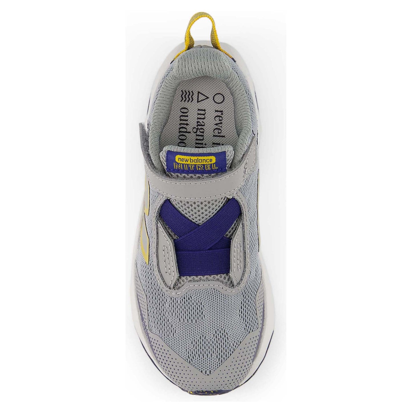 DynaSoft Nitrel V6 Kid's Velcro Trail Running Shoes (Width M)
